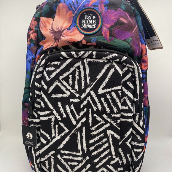 ☆Holiday Season Sale☆Dakine Campus M25L Backpack 80S Geo/Black Tropidelic - Picture 1 of 5